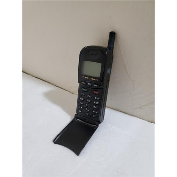 Motorola SWF4018DB (3160) Mobile Cell Phone Black Classic AM504T Collectible - Picture 8 of 8